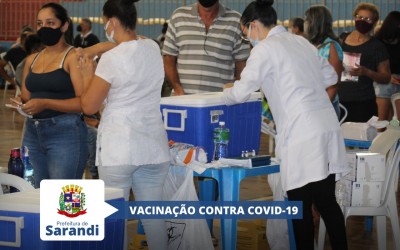 Ação de vacinação contra Covid-19 realizado no último sábado (15) vacina um total de 1726 doses